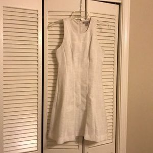 White structured Banana Republic dress
